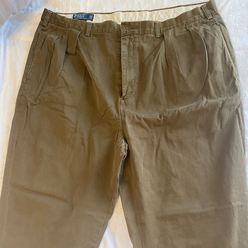 Polo by Ralph Lauren Tan Chinos Versatile Cotton Blend